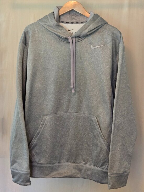 Nike Other - Nike Therma‑Fit Hoodie Men’s XL Gray Athletic Training Pullover Sweatshirt